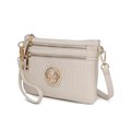 Weird Giraffe Games MKF Collection by Mia K. MKF-PU7719BG Roonie Milan M Signature Crossbody Wristlet - Beige MKF-PU7719BG